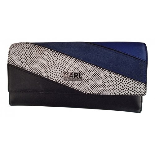 Pre-owned Karl Lagerfeld Leather Wallet In Multicolour