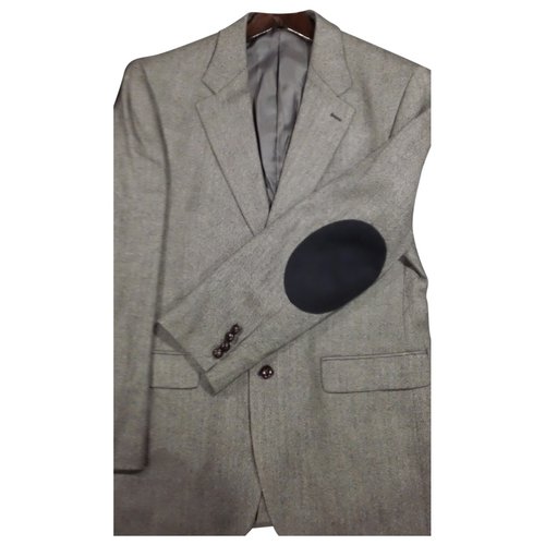 Pre-owned Lauren Ralph Lauren Wool Jacket In Grey