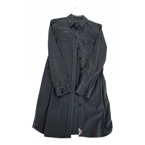 Pre-owned Franklin & Marshall Mini Dress In Anthracite