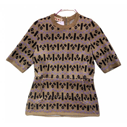 Pre-owned Marni Blouse In Gold