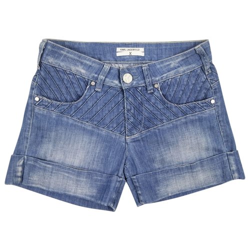 Pre-owned Karl Lagerfeld Shorts In Blue