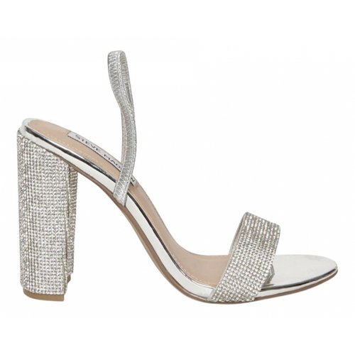 Pre-owned Steve Madden Leather Mules In Metallic