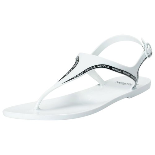 Pre-owned Moncler Sandal In White