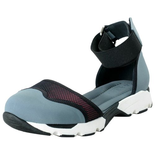 Pre-owned Marni Cloth Sandal In Blue