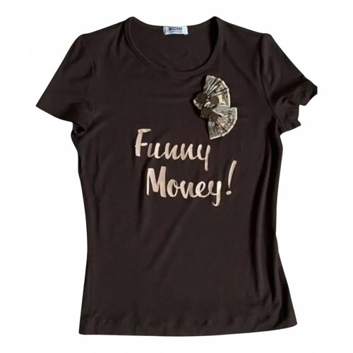 Pre-owned Moschino Cheap And Chic T-shirt In Brown