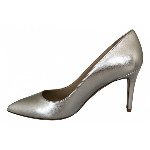 Pre-owned Atelier Mercadal Leather Heels In Silver