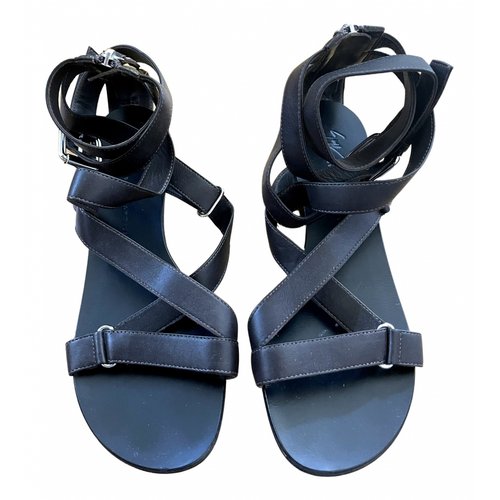 Pre-owned Giuseppe Zanotti Leather Sandal In Brown