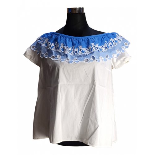 Pre-owned Peter Pilotto Blouse In White