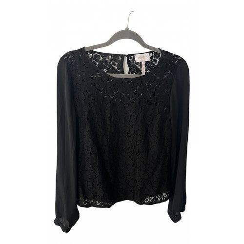 Pre-owned Laundry By Shelli Segal Lace Blouse In Black