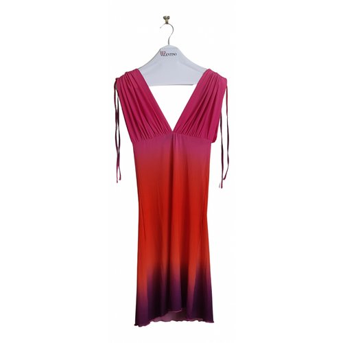 Pre-owned Fisico Mid-length Dress In Pink