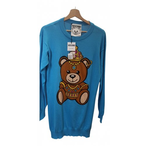 Pre-owned Moschino Jumper In Blue