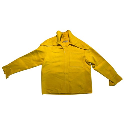 Pre-owned Emilio Pucci Wool Top In Yellow