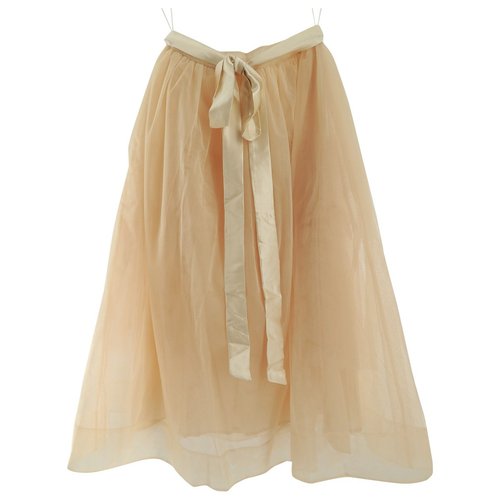 Pre-owned Simone Rocha Mid-length Skirt In Beige