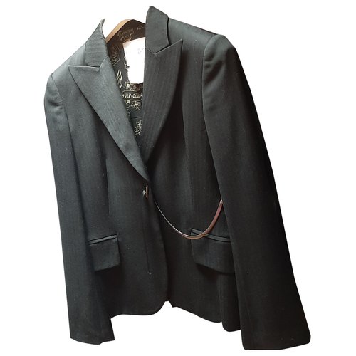Pre-owned John Richmond Wool Jacket In Black