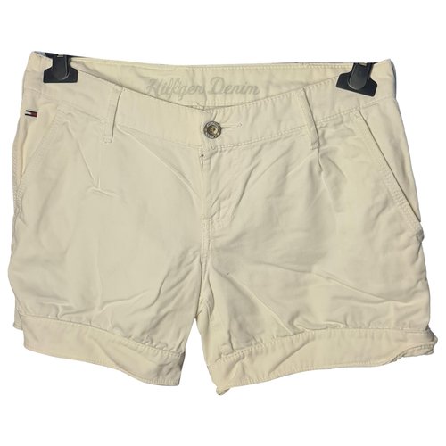 Pre-owned Tommy Hilfiger Shorts In White