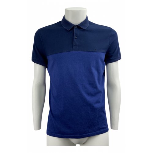 Pre-owned Calvin Klein Polo Shirt In Blue