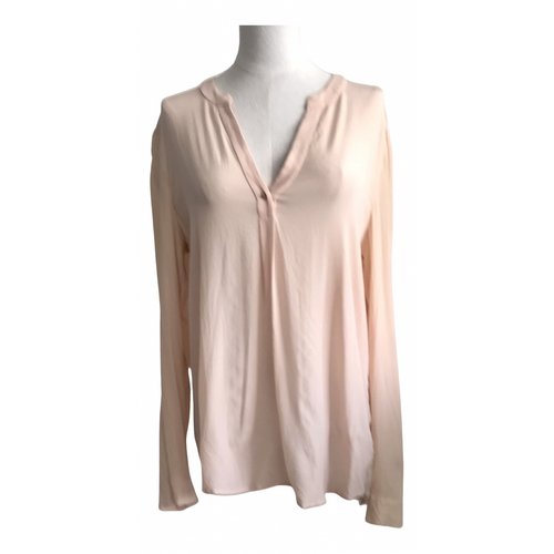 Pre-owned Luisa Cerano Silk Blouse In Pink