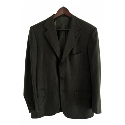 Pre-owned Kiton Cashmere Jacket In Green