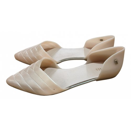 Pre-owned Melissa Sandals In Beige