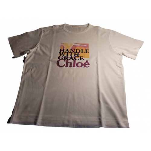 Pre-owned Chloé T-shirt In White