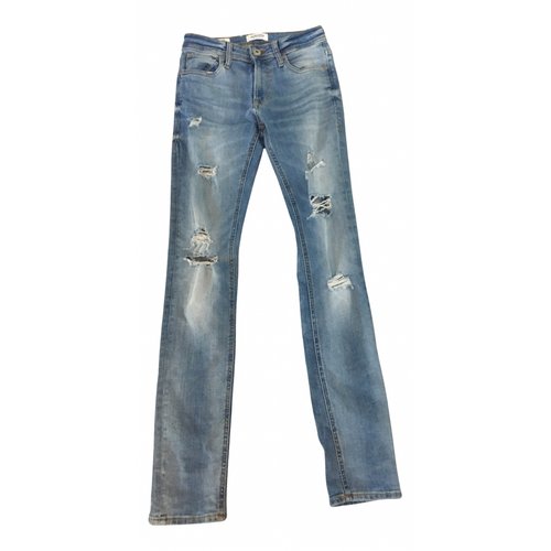 Pre-owned Jack & Jones Slim Jeans In Blue