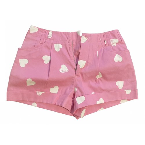 Pre-owned Moschino Shorts In Pink
