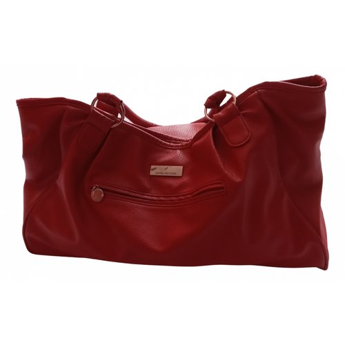 Pre-owned Daniel Hechter Vegan Leather Handbag In Red