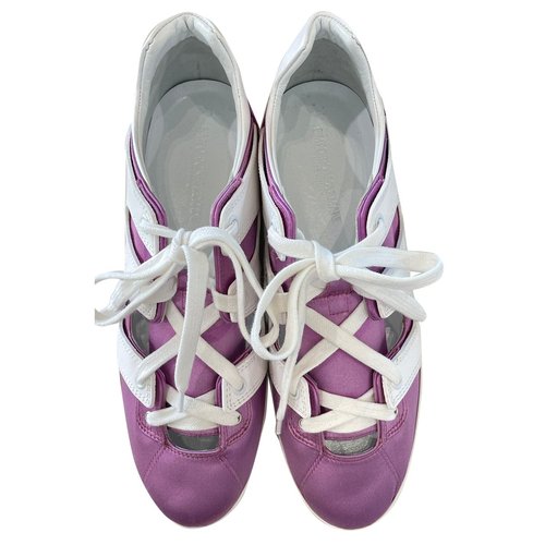Pre-owned Emporio Armani Trainers In Pink