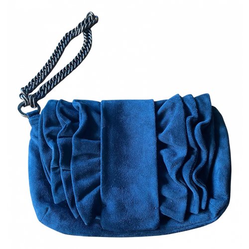 Pre-owned Sonia Rykiel Leather Handbag In Blue