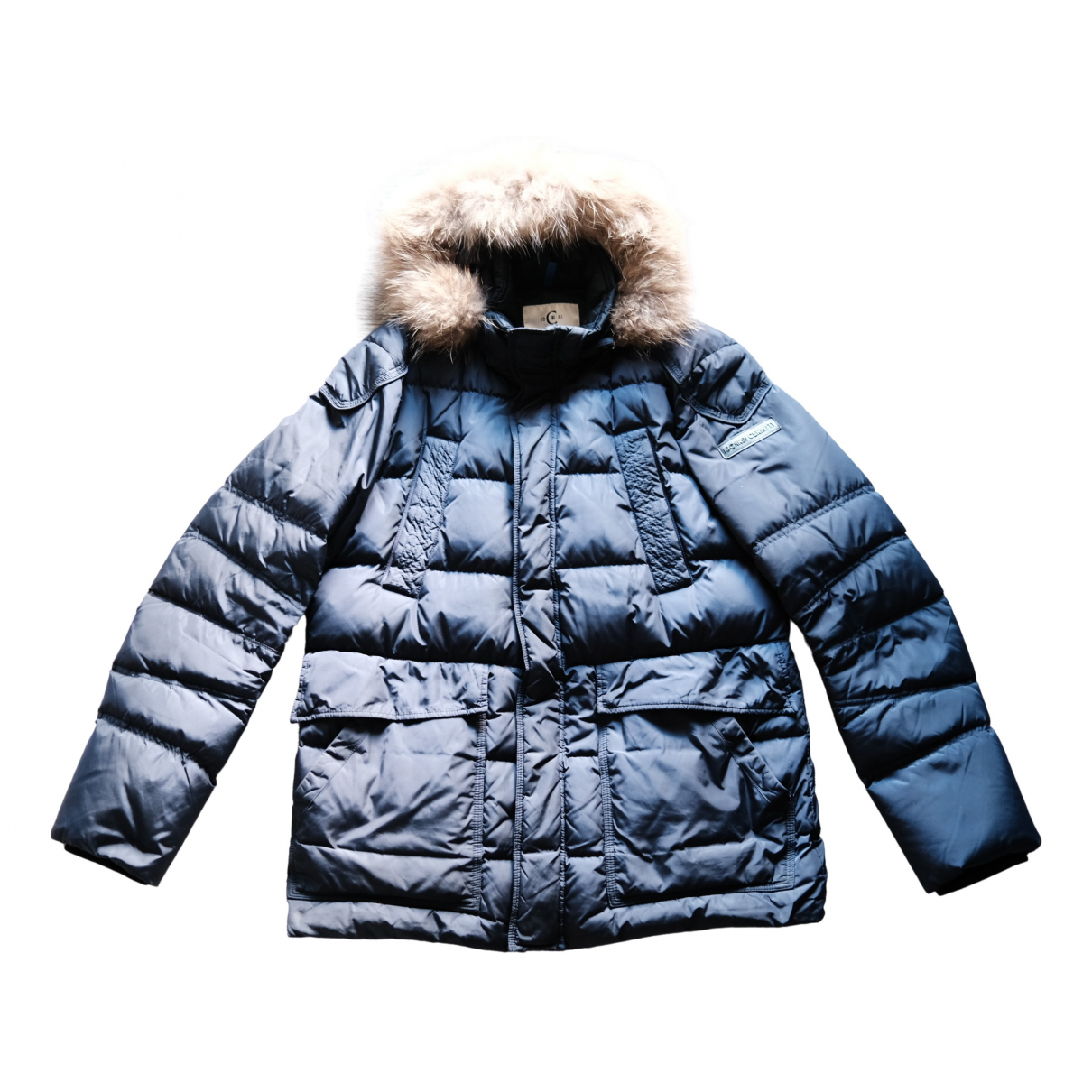 Pre-owned Cerruti 1881 Puffer In Blue 