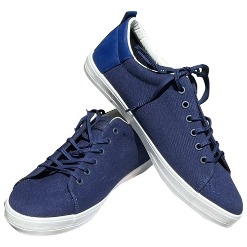 Pre-owned Farah Low Trainers In Blue