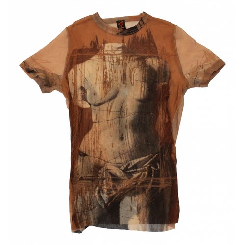 Pre-owned Jean Paul Gaultier T-shirt In Brown