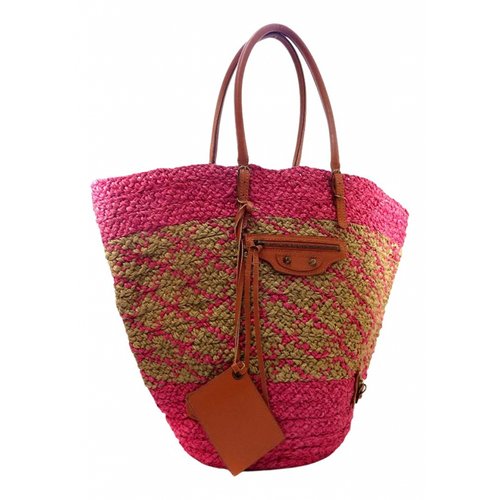 Pre-owned Balenciaga Cloth Handbag In Pink