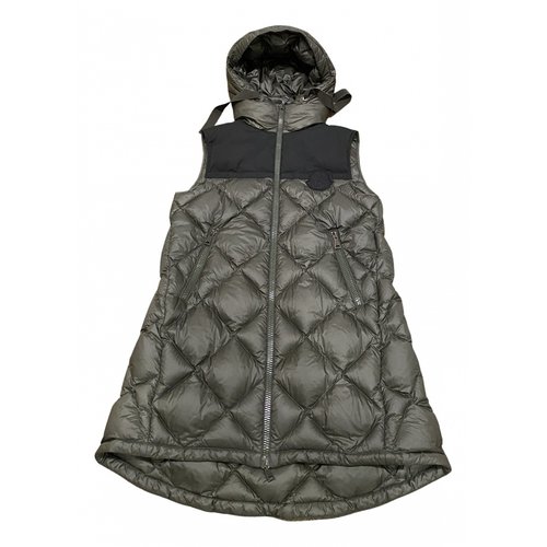 Pre-owned Moncler Puffer In Khaki
