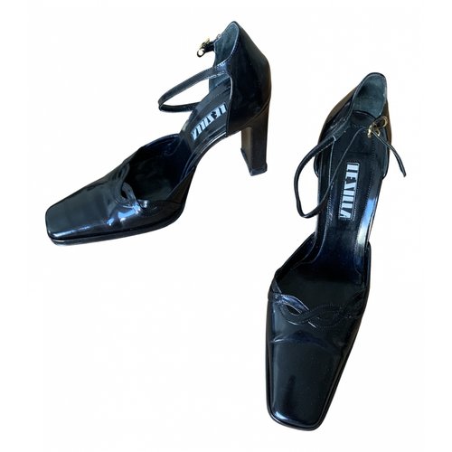 Pre-owned Le Silla Leather Heels In Black