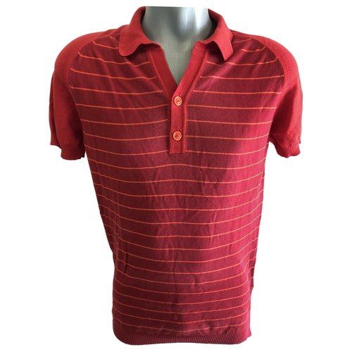 Pre-owned Diesel Polo Shirt In Red