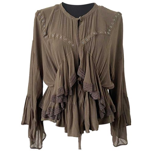 Pre-owned Iro Blouse In Green