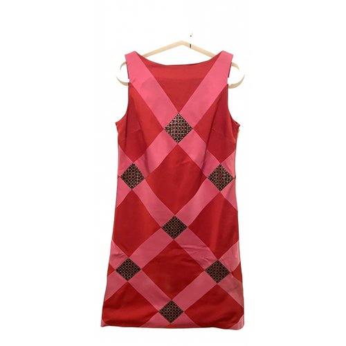 Pre-owned Iceberg Silk Mid-length Dress In Pink
