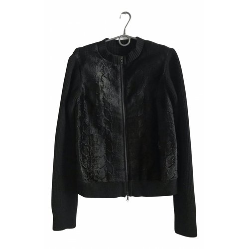 Pre-owned Drome Leather Jumper In Black