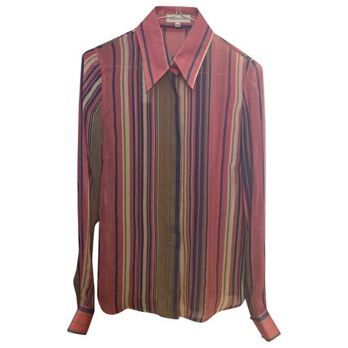 Pre-owned Costume National Silk Blouse In Multicolour