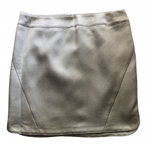 Pre-owned Zadig & Voltaire Mid-length Skirt In Silver