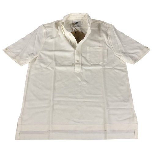 Pre-owned Brooks Brothers Polo Shirt In White