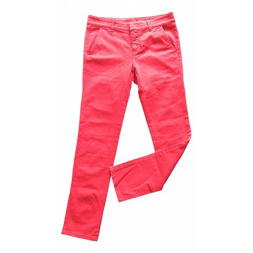 Pre-owned Alexander Mcqueen Slim Jeans In Red
