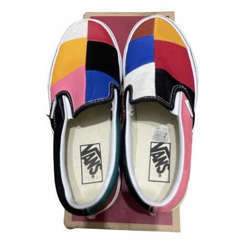 Pre-owned Vans Leather Trainers In Multicolour