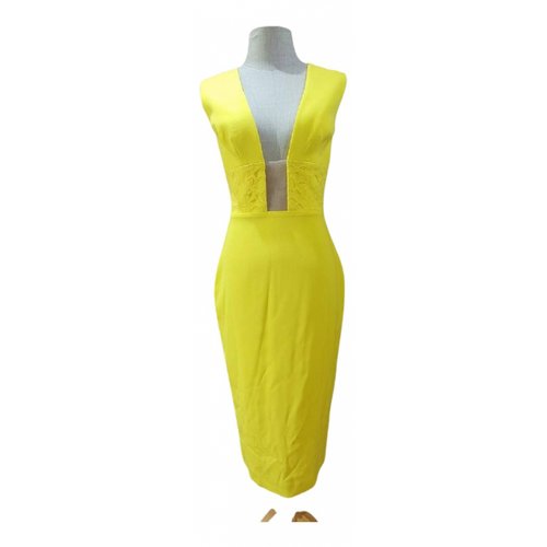Pre-owned Alex Perry Mid-length Dress In Yellow