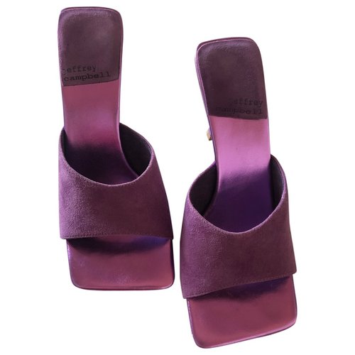 Pre-owned Jeffrey Campbell Sandals In Purple