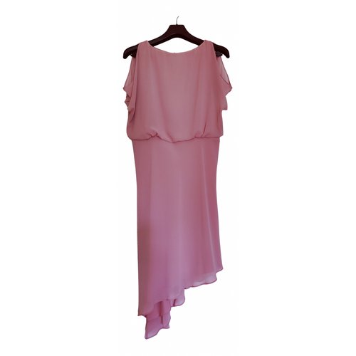 Pre-owned Iris & Ink Mid-length Dress In Pink