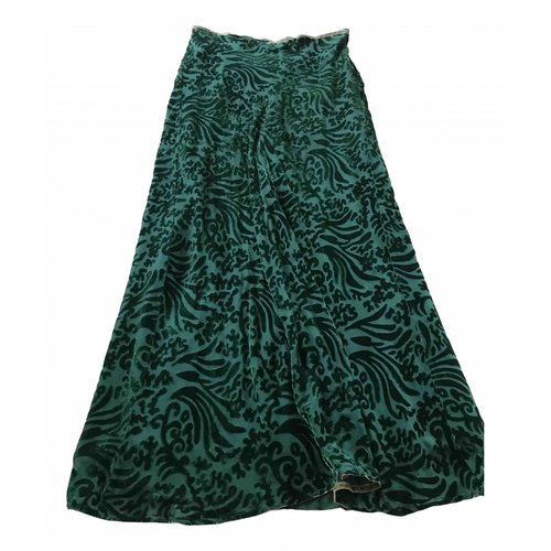 Pre-owned Jucca Maxi Skirt In Green