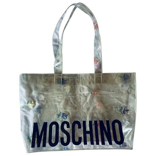 Pre-owned Moschino Tote In White