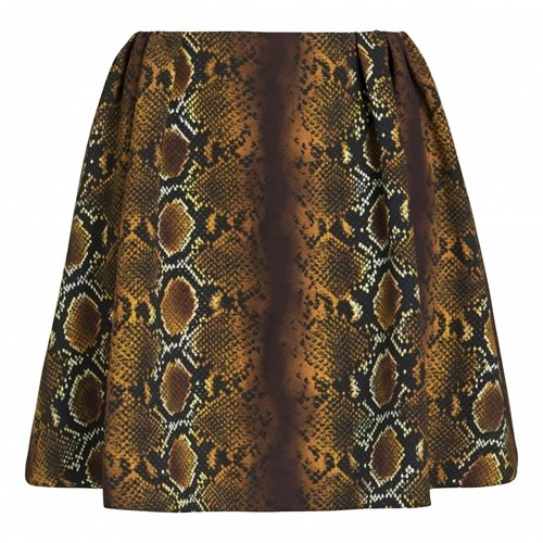 Pre-owned Versace Mini Skirt In Brown